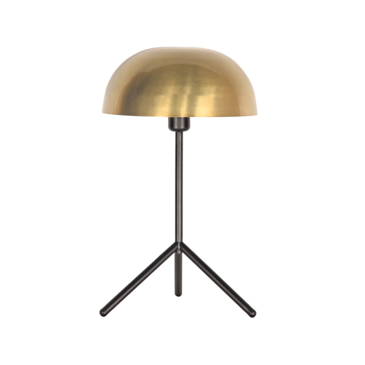 Tafellamp Globe goud en zwart metaal, 32x53 cm