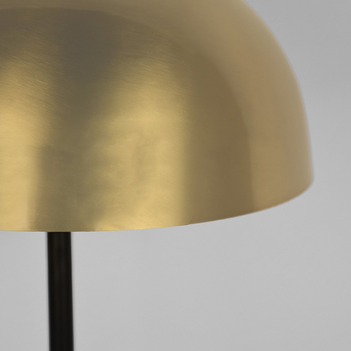 Tafellamp Globe goud en zwart metaal, 32x53 cm