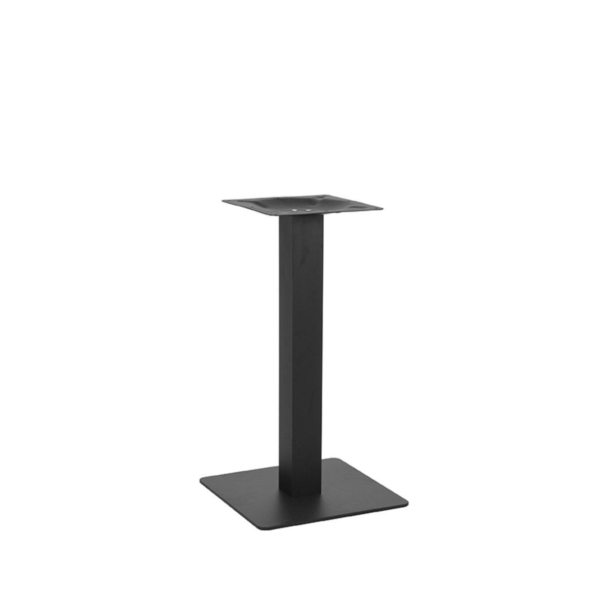 Restauranttafel Poot zwart metaal, 40 x 40 cm