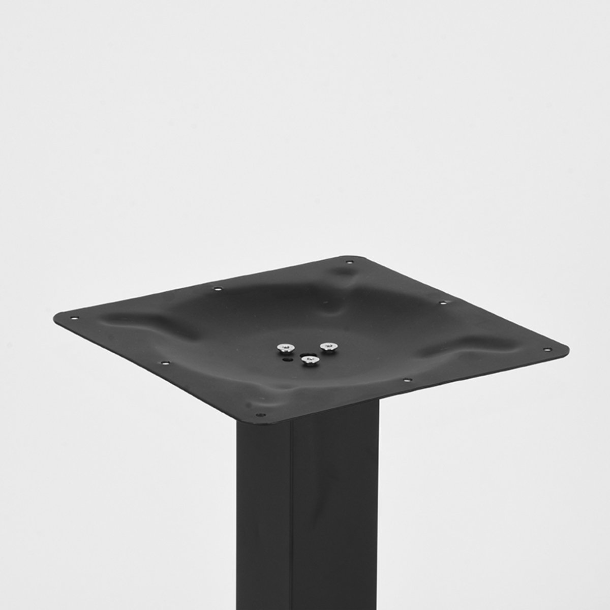 Restauranttafel Poot zwart metaal, 40 x 40 cm