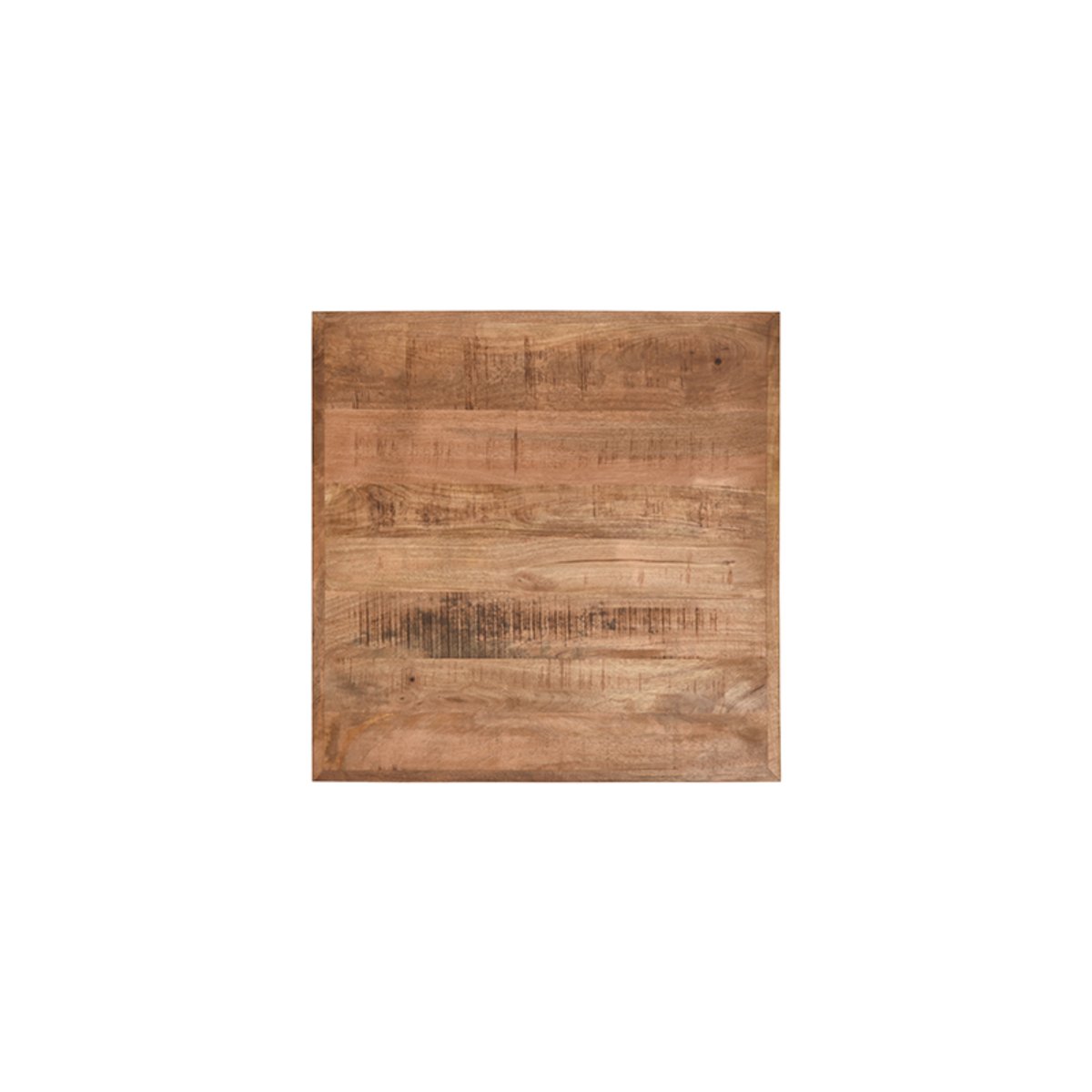 Restauranttafel Blad rough mangohout, 70x70 cm