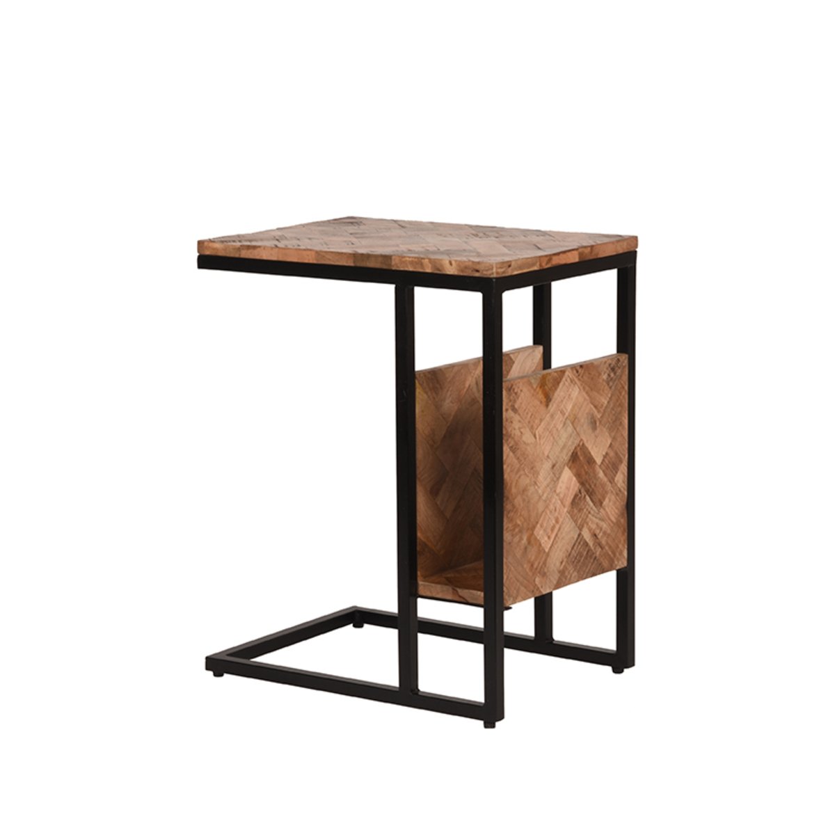 Laptoptafel Shift rough mangohout, 35x50x62 cm
