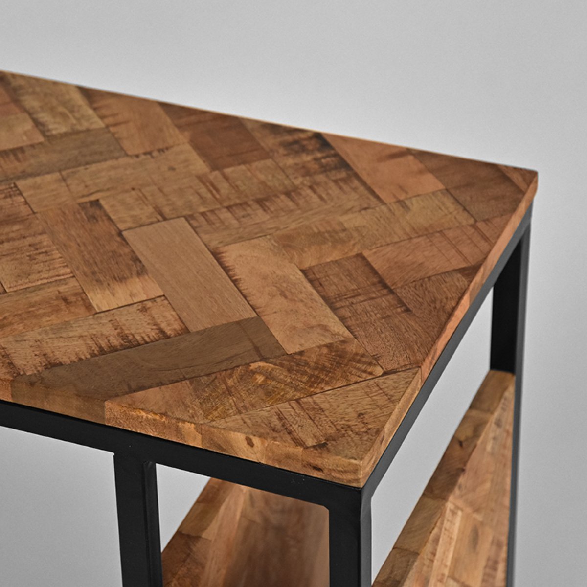 Laptoptafel Shift rough mangohout, 35x50x62 cm