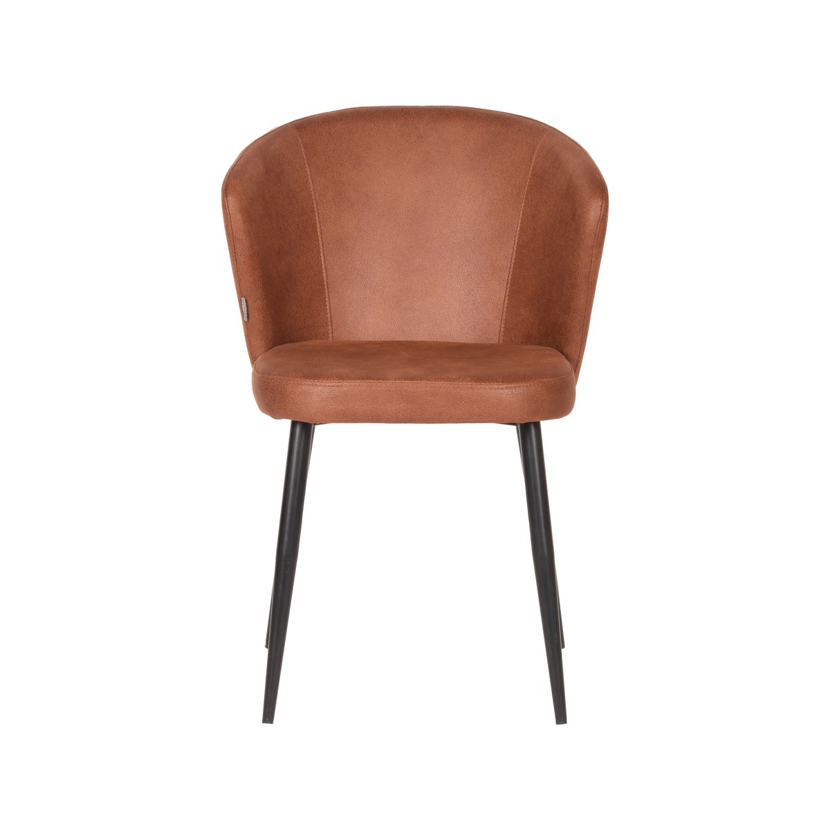 Eetkamerstoel Wave cognac microvezel
