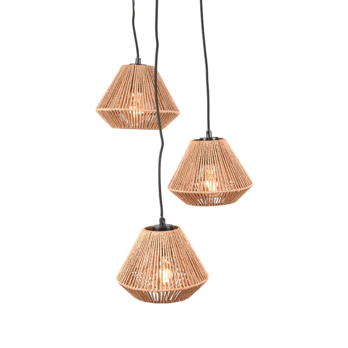 Hanglamp Ibiza naturel jute, 30x150 cm