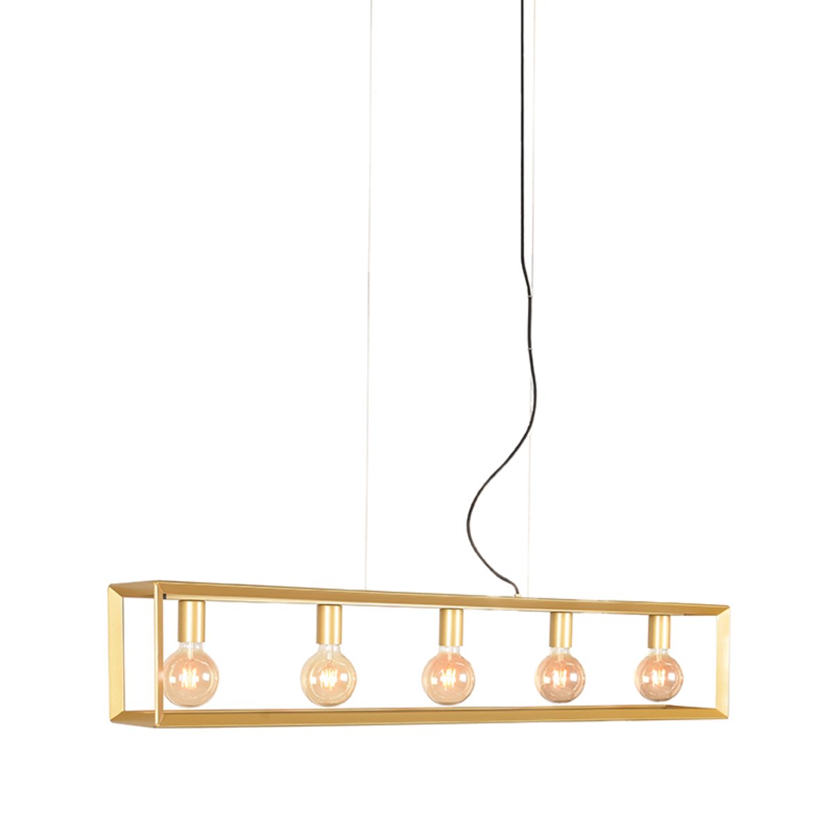 Hanglamp Tetto antiek goud, 141x120x20 cm