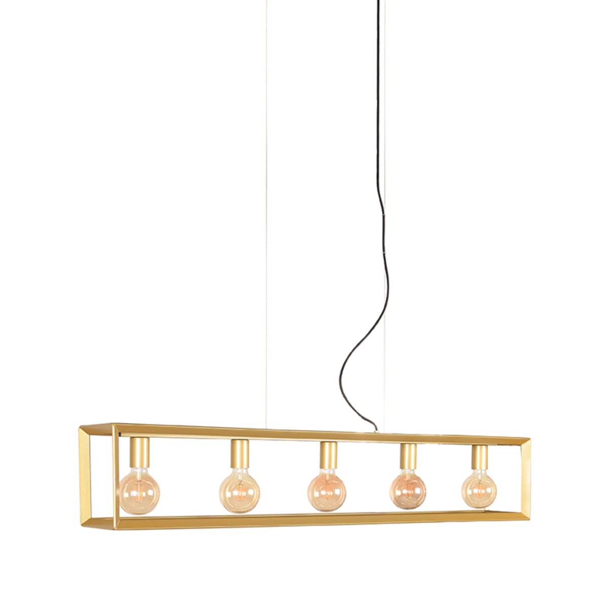 Hanglamp Tetto antiek goud, 141x120x20 cm