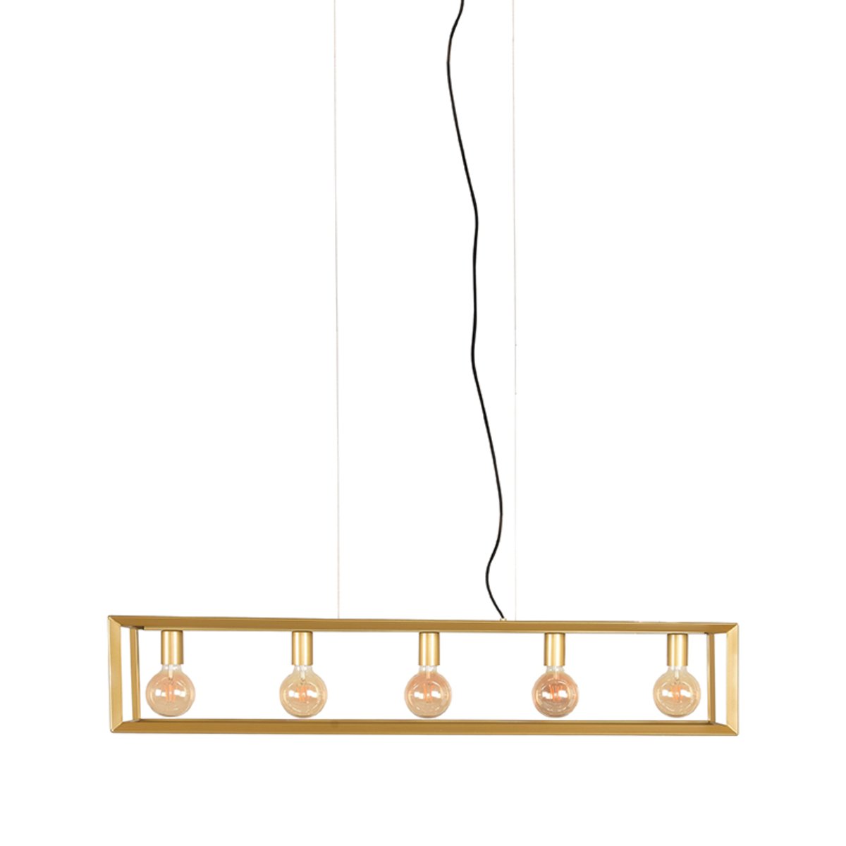 Hanglamp Tetto antiek goud, 141x120x20 cm