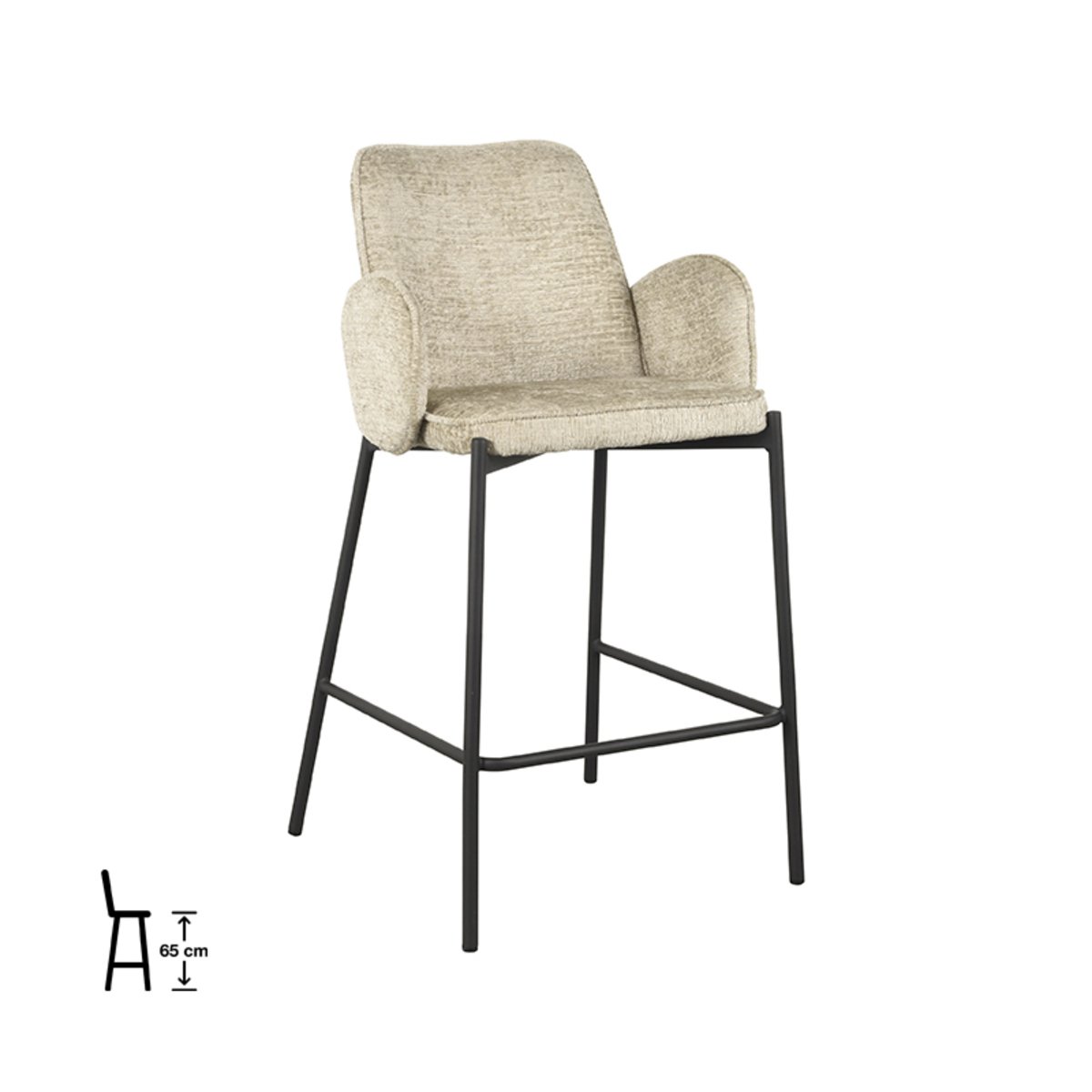 Barkruk Joni beige