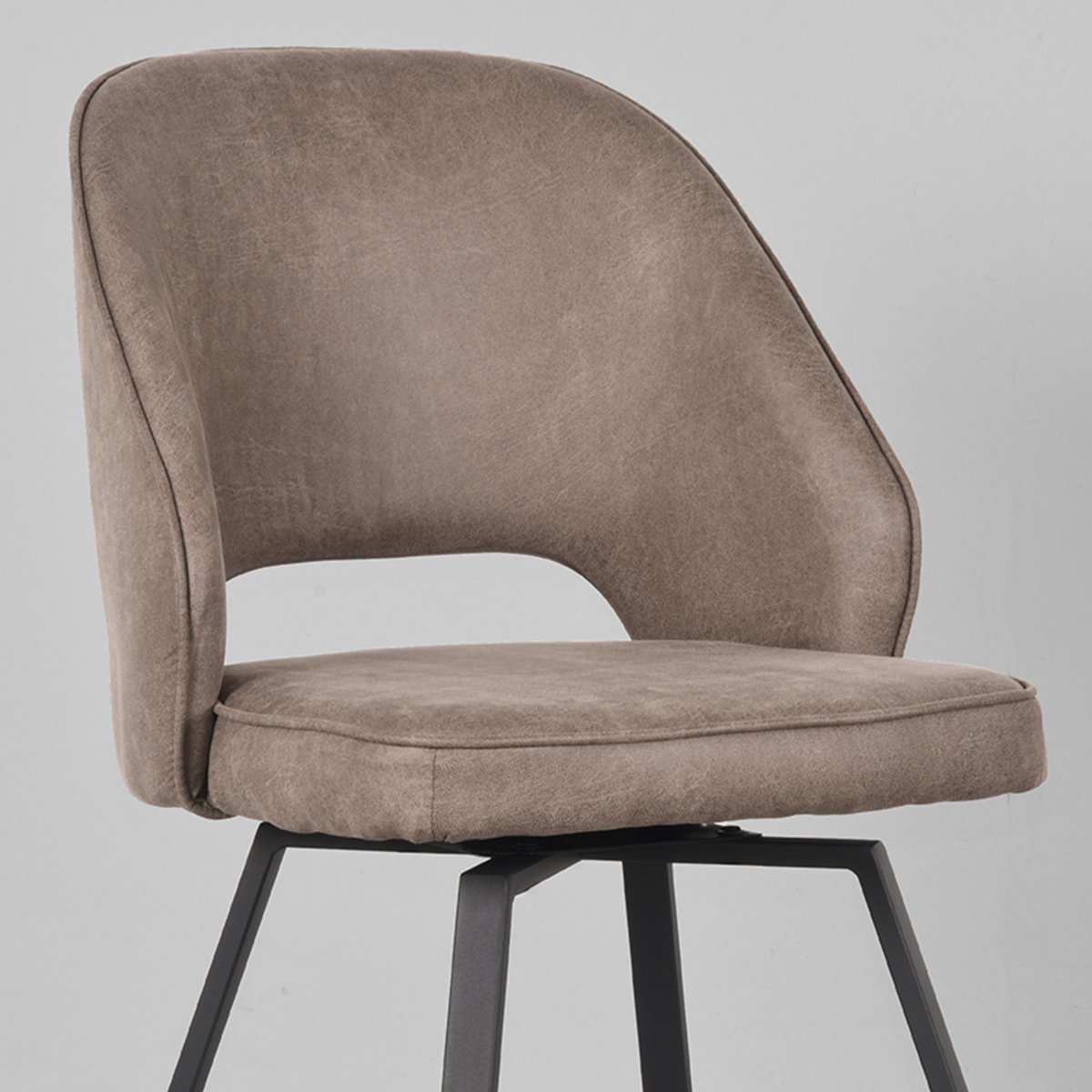 Eetstoel Lewis taupe