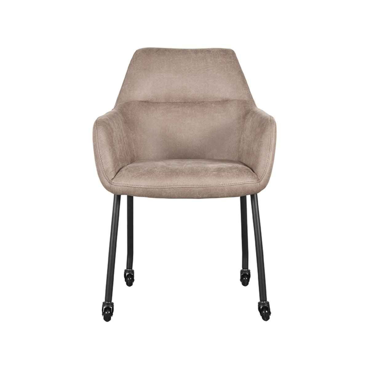 Armstoel Lenny taupe