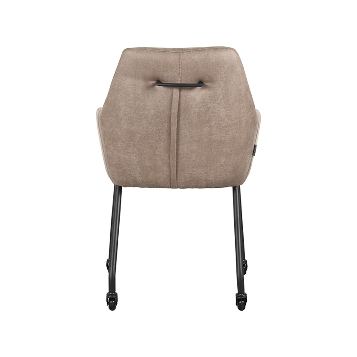 Armstoel Lenny taupe