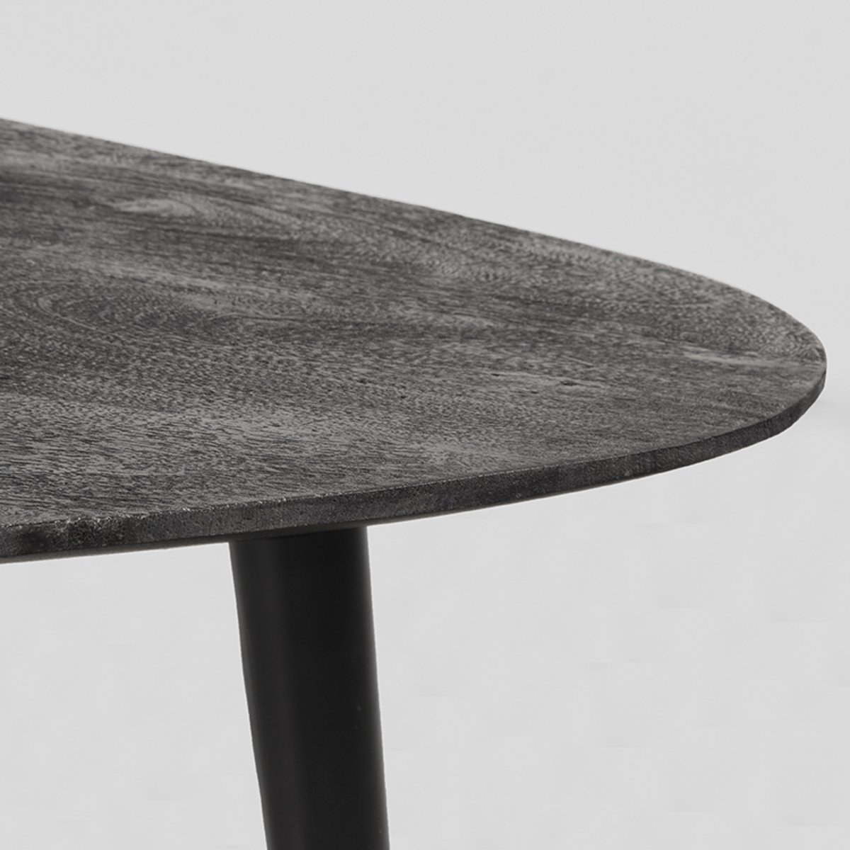 Salontafel set Rock zwart, 110x64 cm