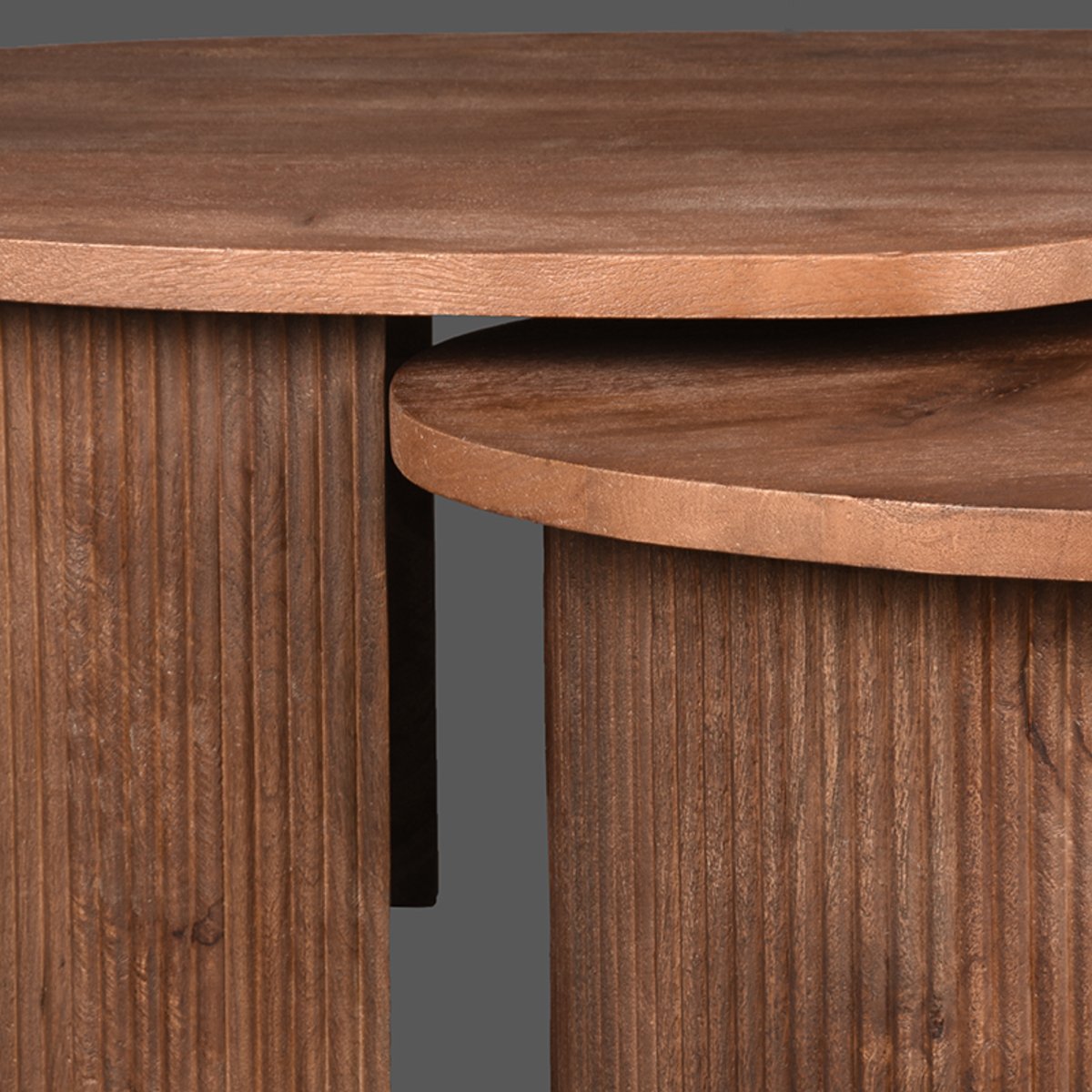 Salontafel set Timon espresso, 100x58 cm