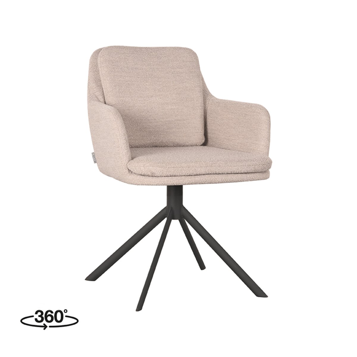 Armstoel Joy Bouclé Naturel