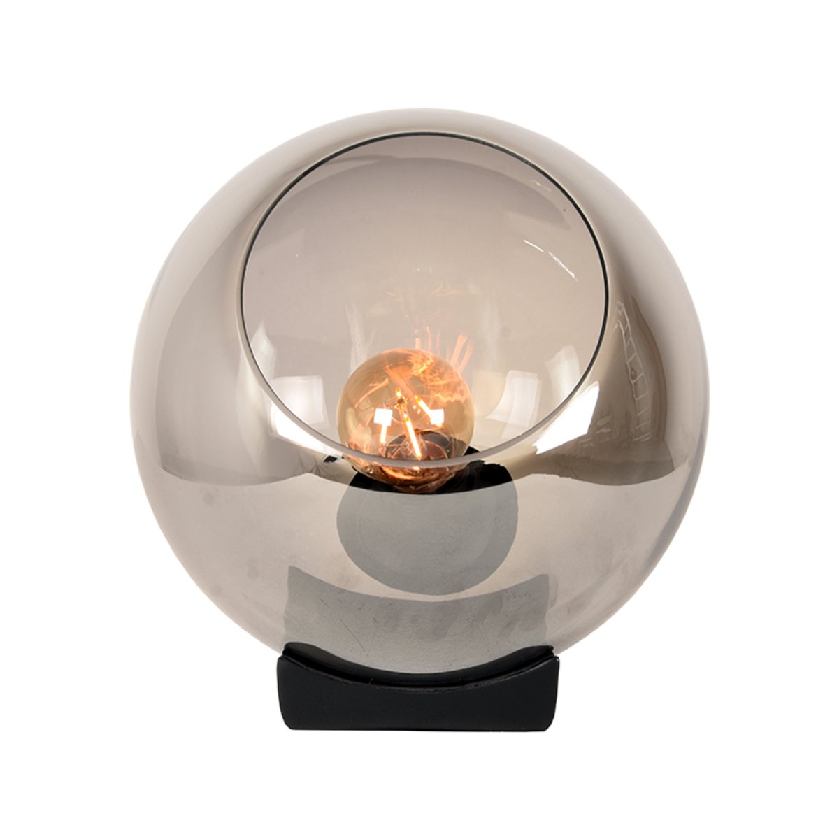 Tafellamp Firo smoke, 25x25x26 cm