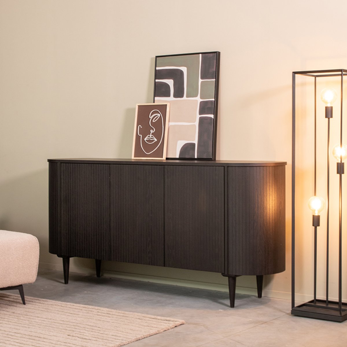 Dressoir Oliva zwart