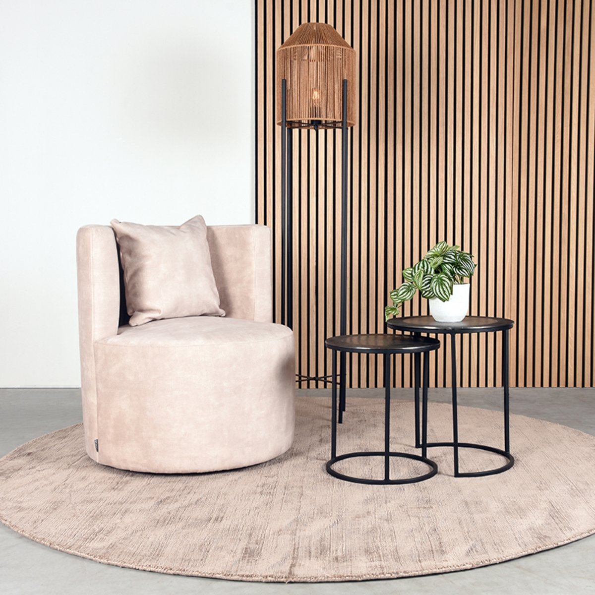 Fauteuil Evy Naturel