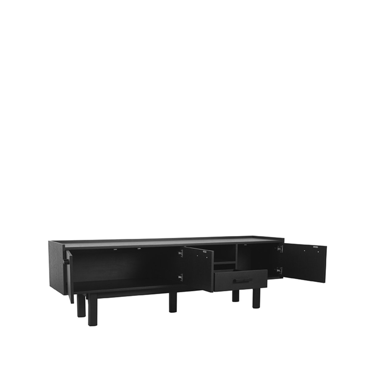 Dressoir Cali zwart eiken