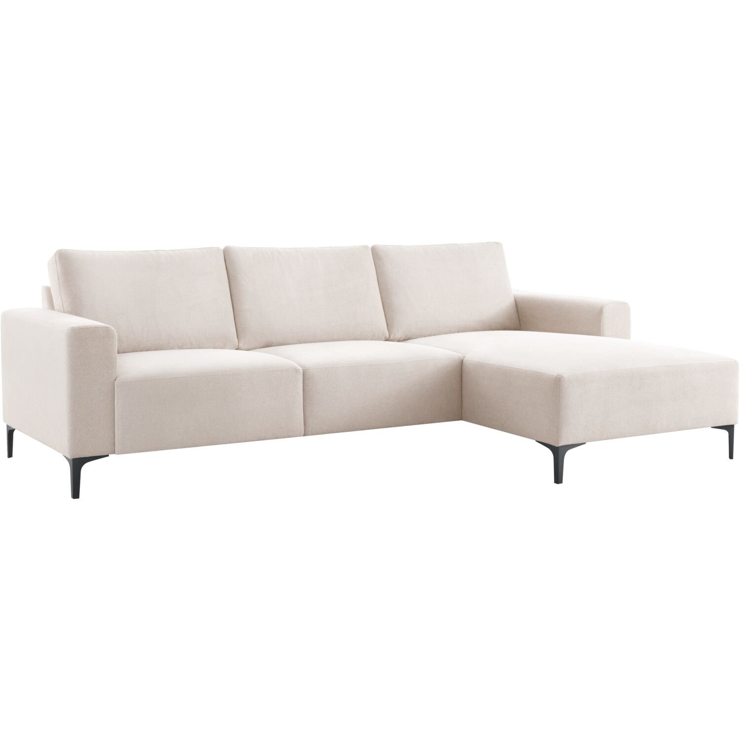 Hoekbank Fabria polyetherschuim, clay