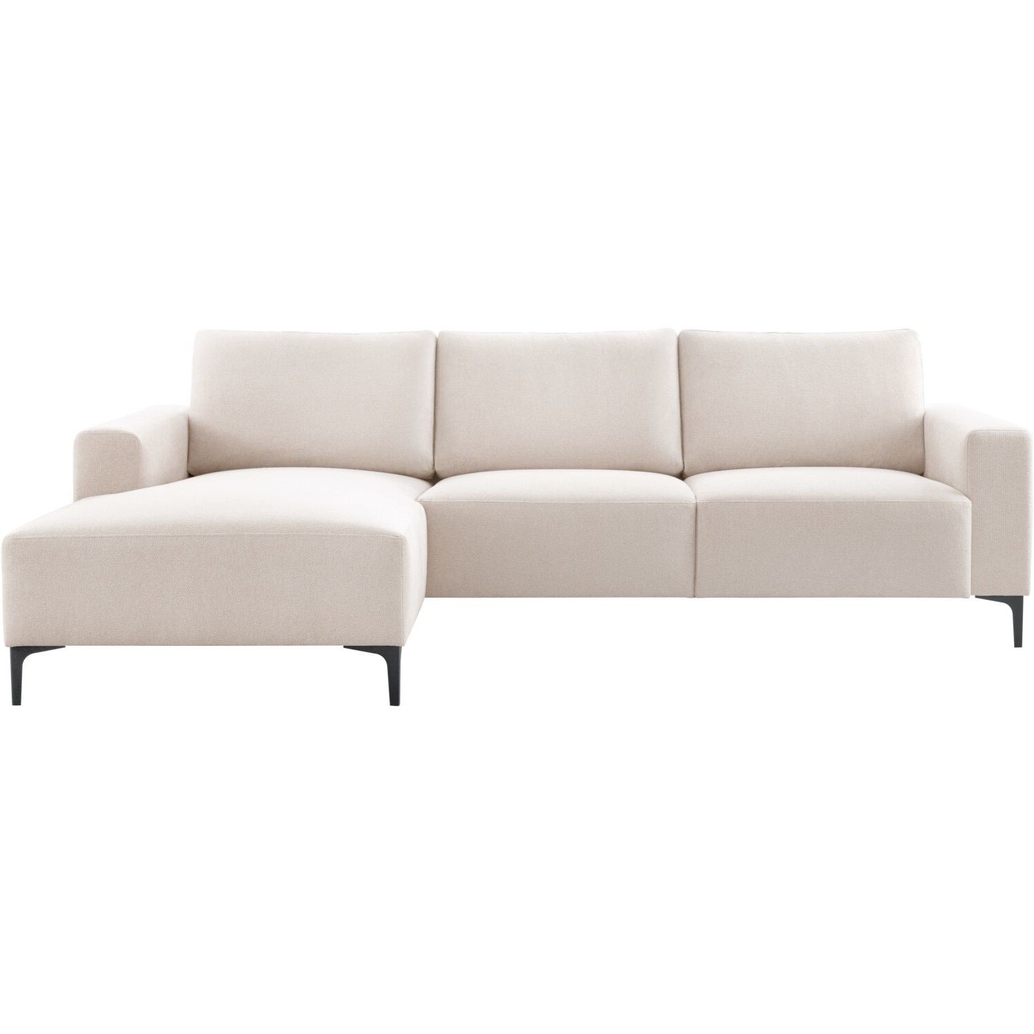 Hoekbank Fabria polyetherschuim, clay