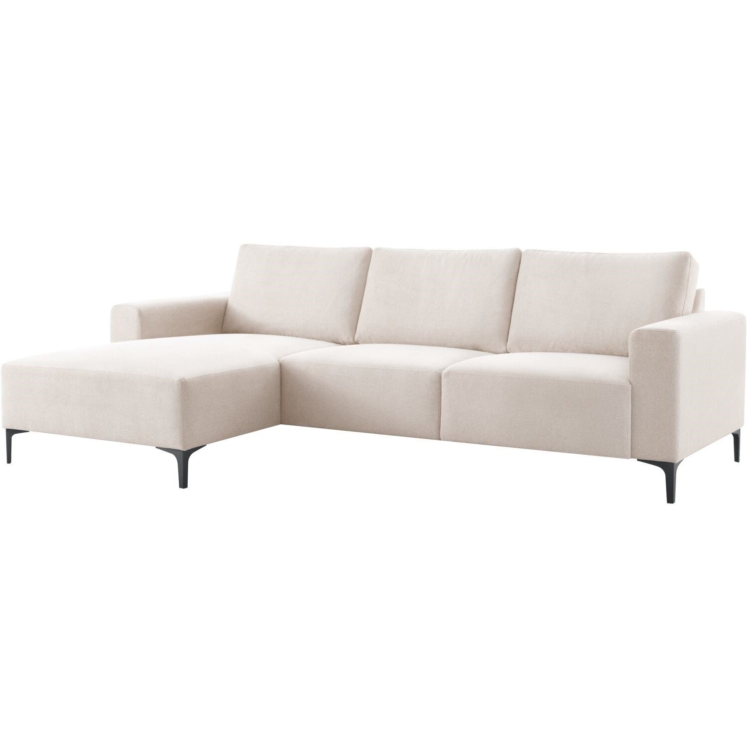 Hoekbank Fabria polyetherschuim, clay