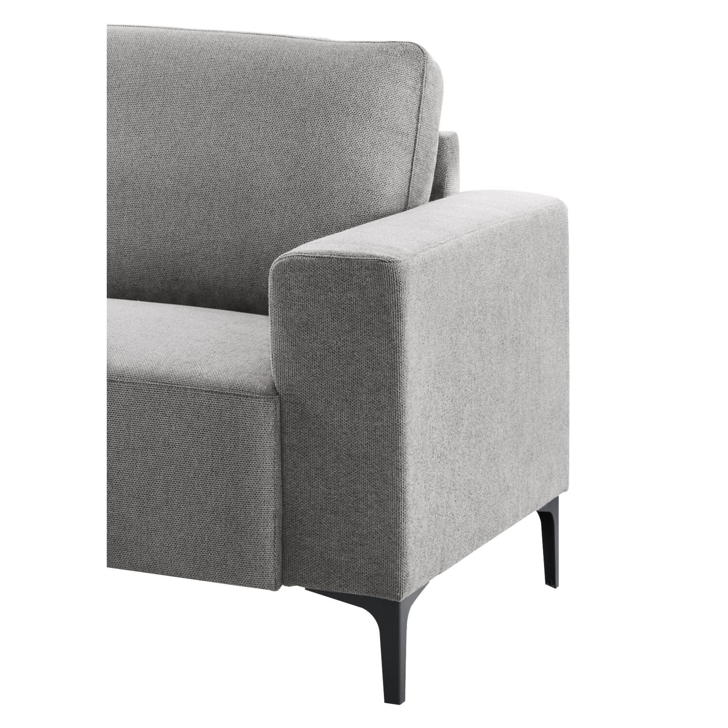 Hoekbank Fabria polyetherschuim, slate