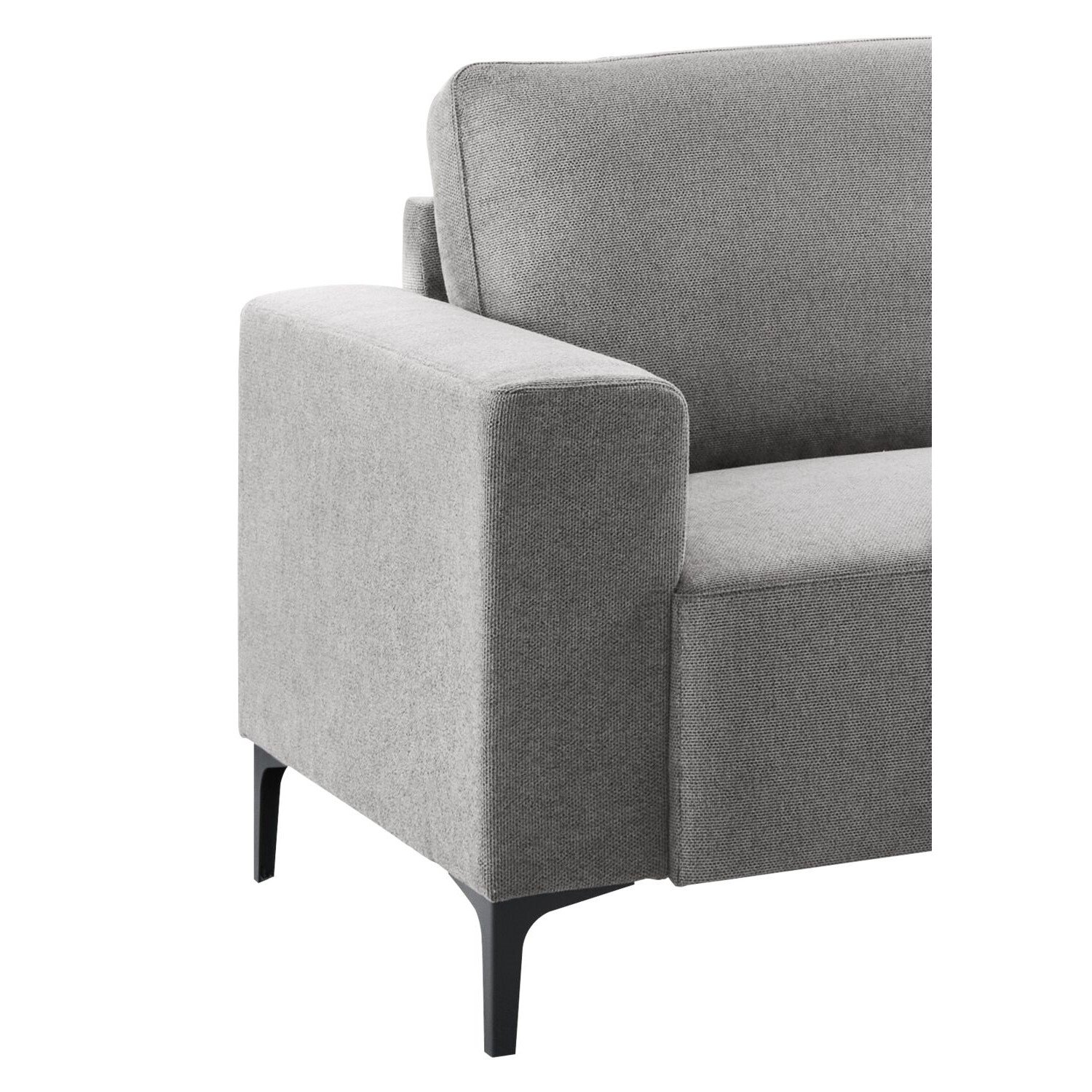 Hoekbank Fabria polyetherschuim, slate