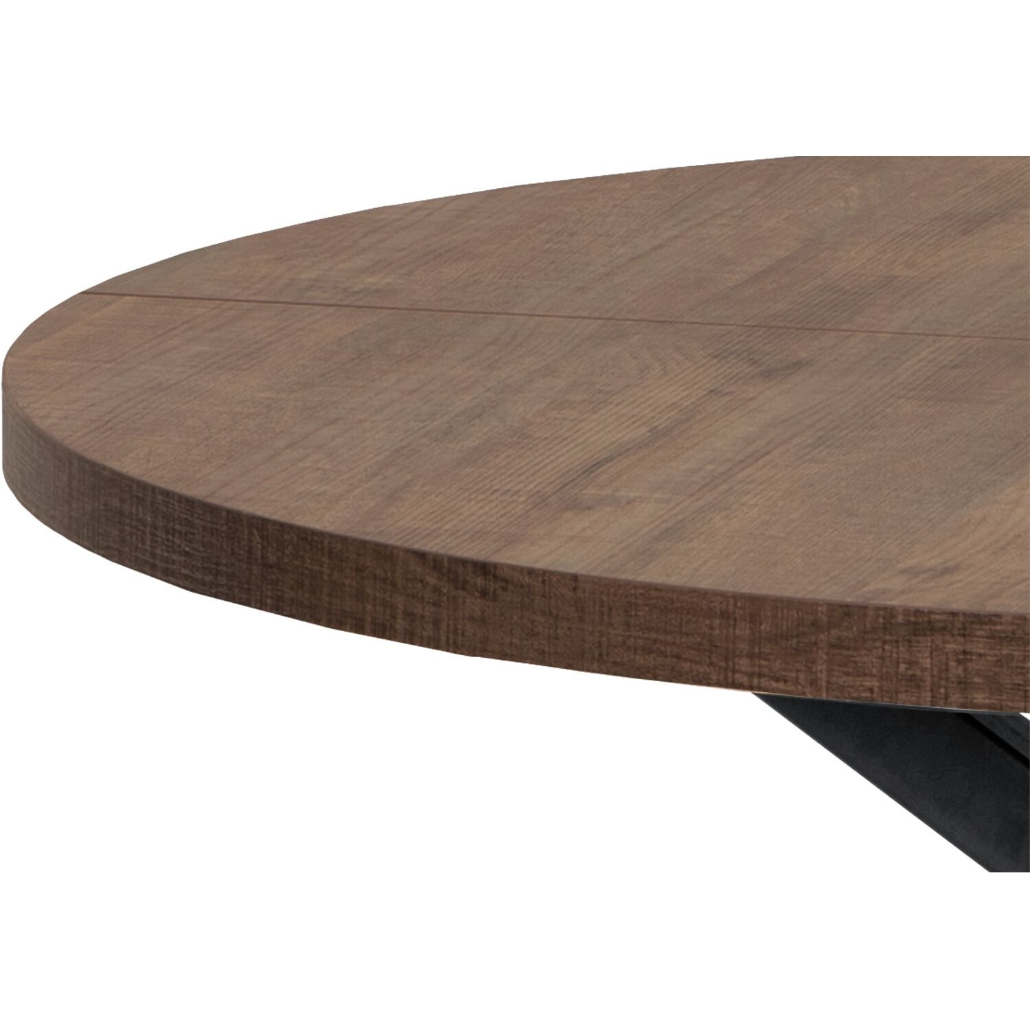Eettafel Mascaro uitschuifbaar ø 130 tot (170) dark mango