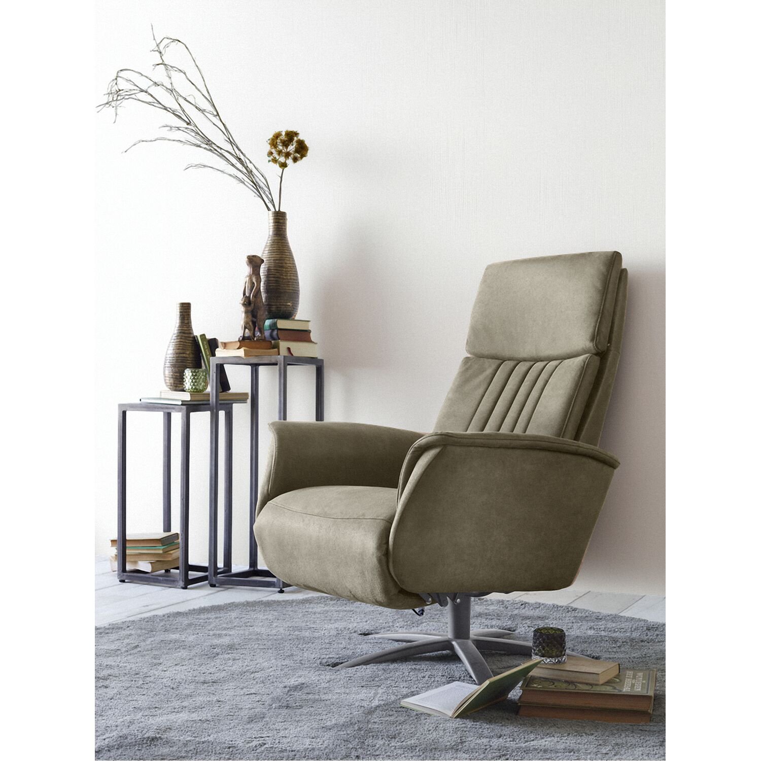 Relaxfauteuil Initio HR-schuim zitting forest