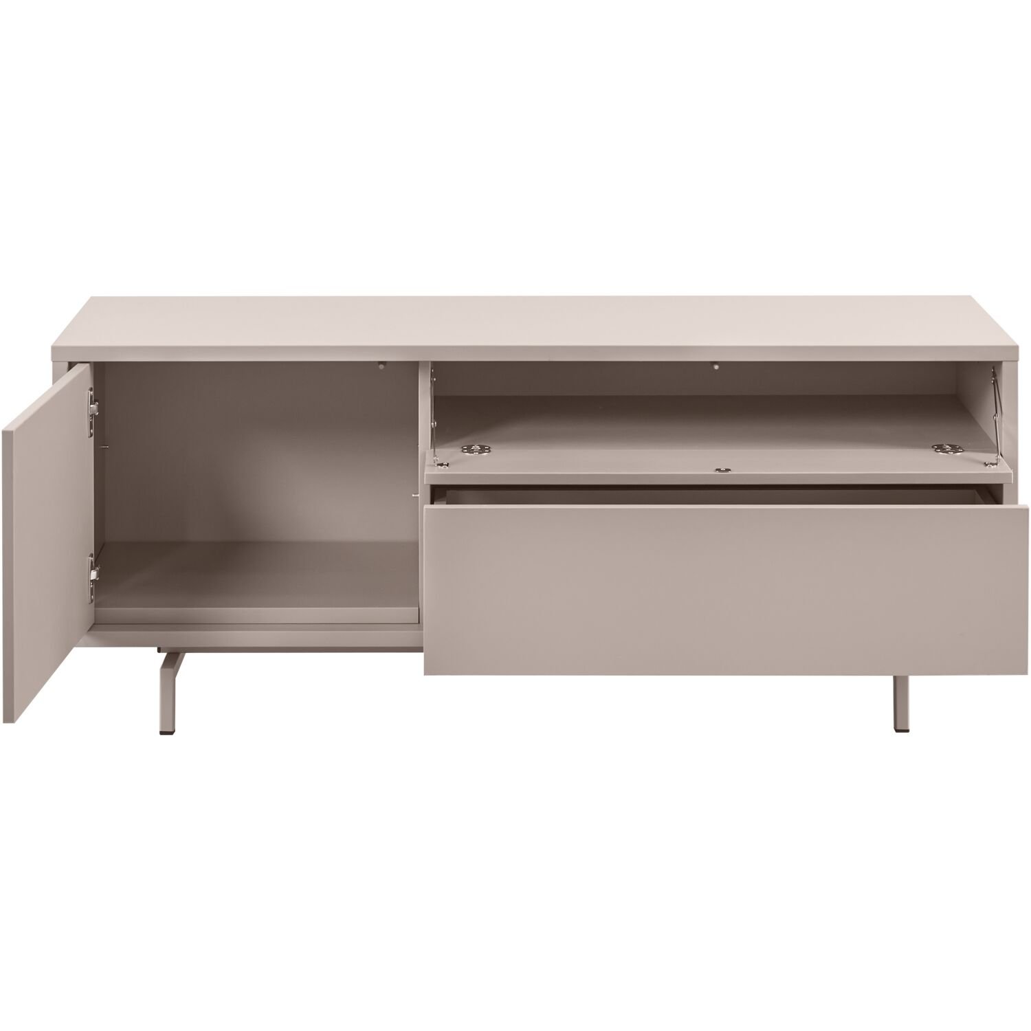 TV-meubel Famosa 132 cm grijs