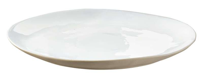 Onderbord Pronto zand/wit aardewerk, 31 cm