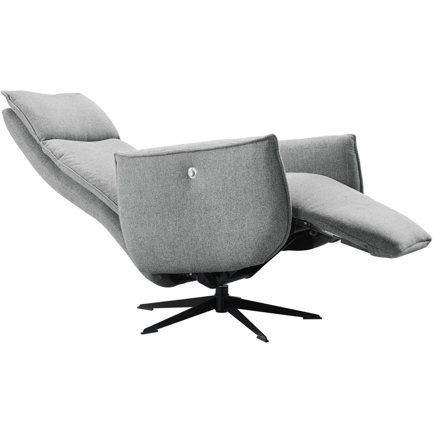 Relaxfauteuil Moio HR-schuim zitting zinc