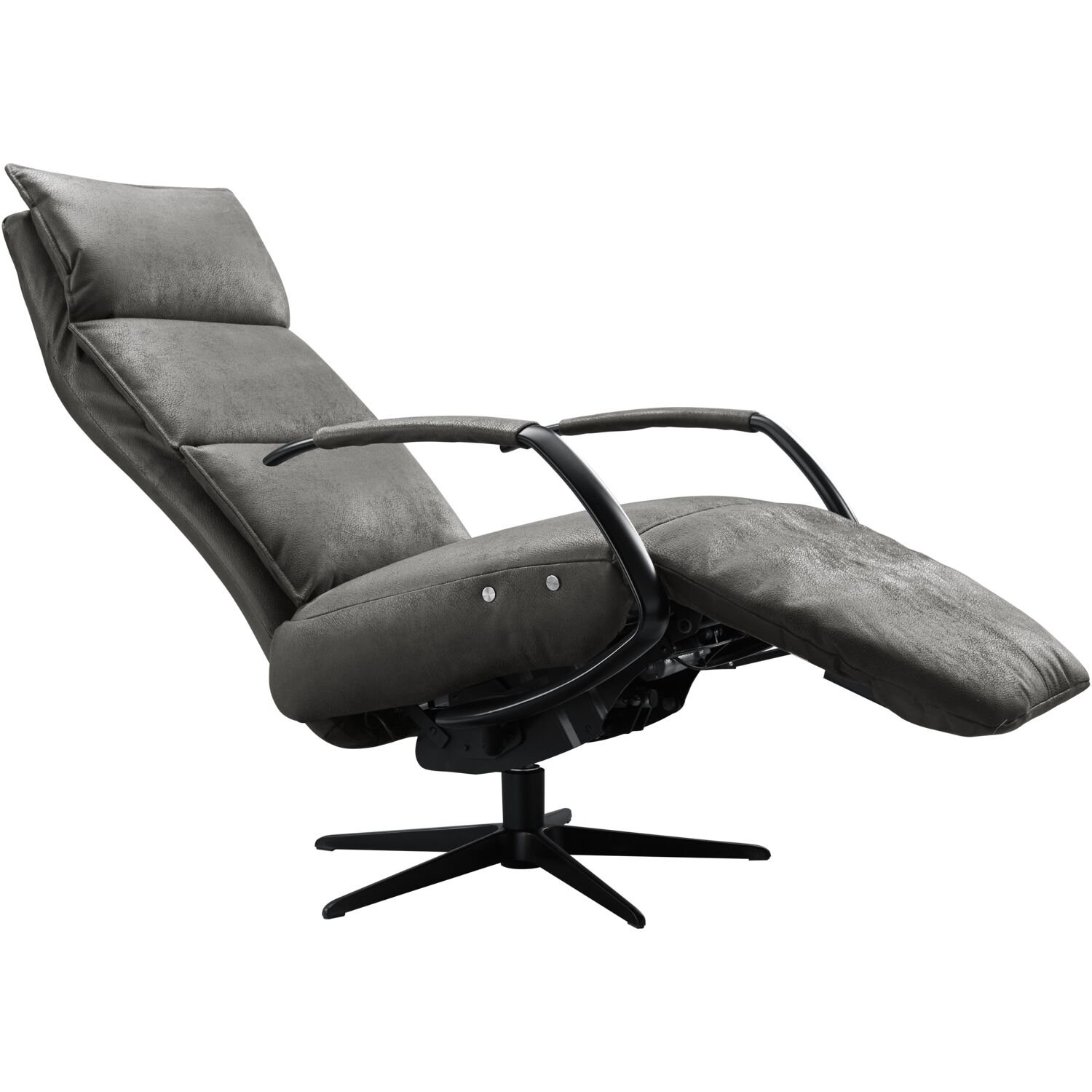 Relaxfauteuil Moio HR-schuim zitting antraciet