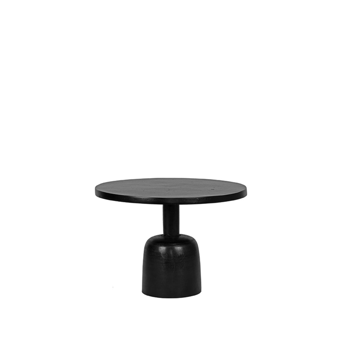 Bijzettafel Wink zwart metaal, 50x35 cm