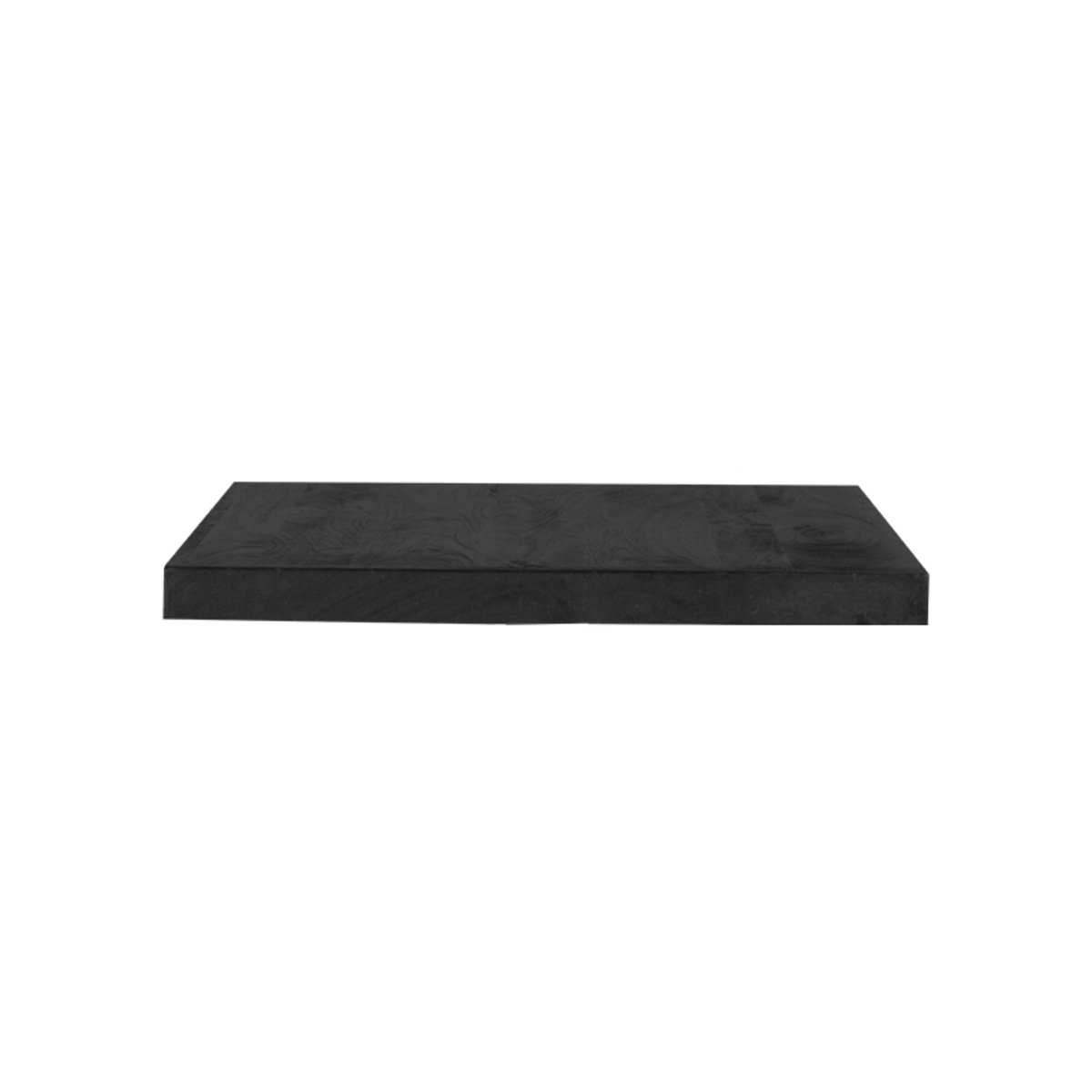 Restauranttafel Blad zwart mangohout, 70x70 cm
