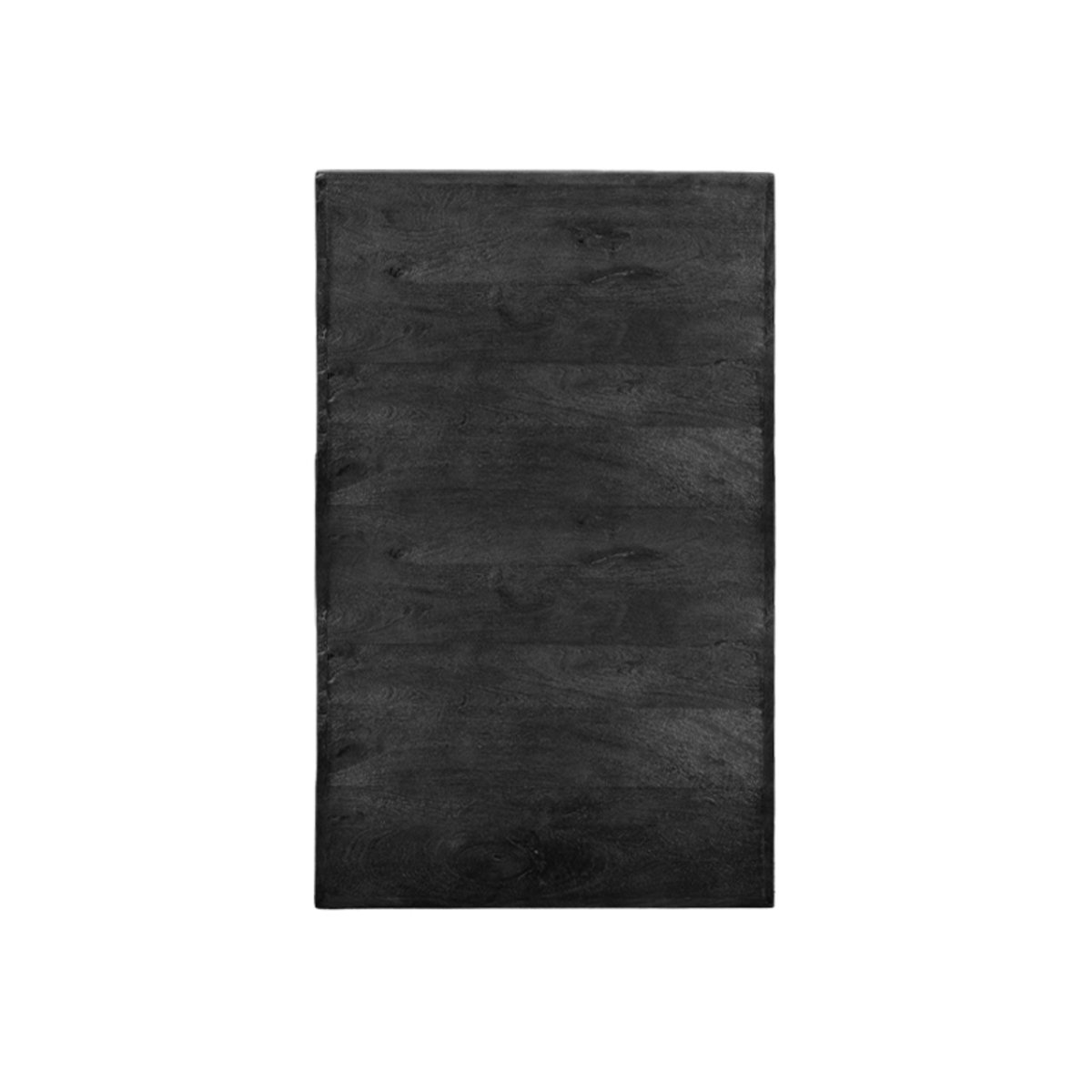 Restauranttafel Blad zwart mangohout, 120x70 cm