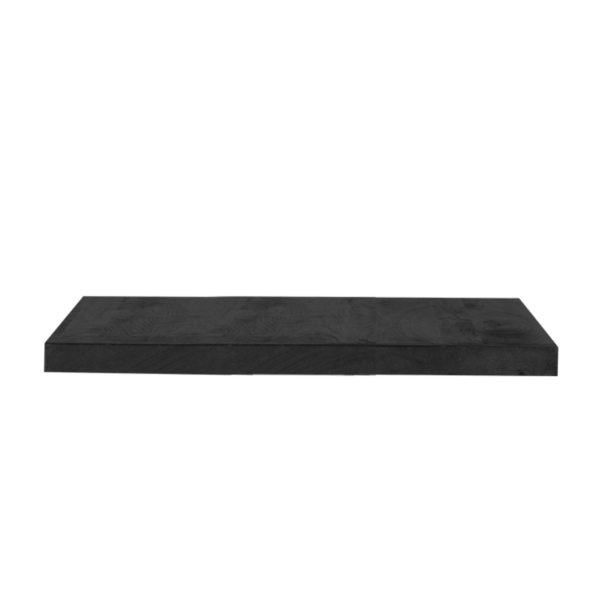Restauranttafel Blad zwart mangohout, 120x70 cm