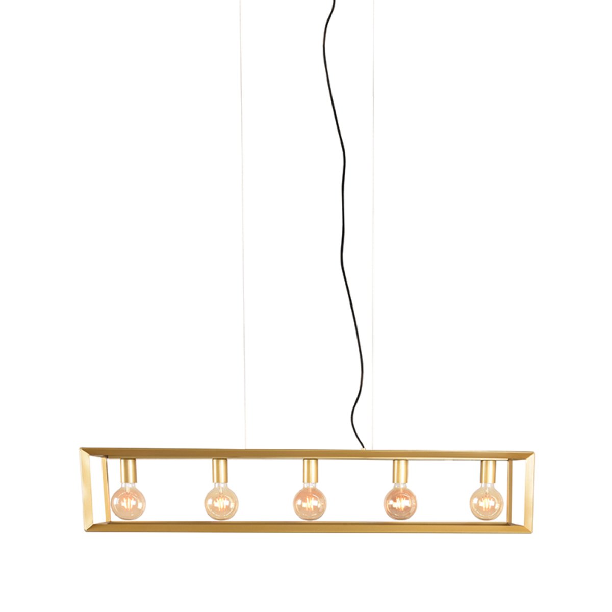 Hanglamp Tetto antiek goud, 141x120x20 cm