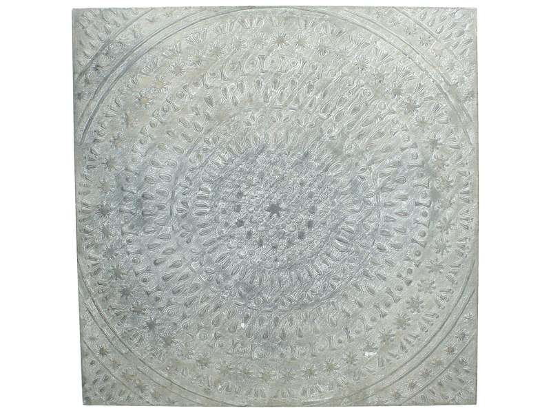 Plaque Tegolo metal grey, 58x58x2,5 cm