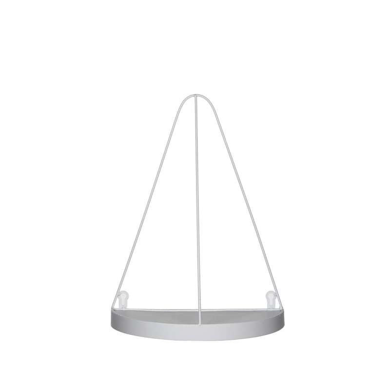Muurhanger plank wit, 37x14x28 cm