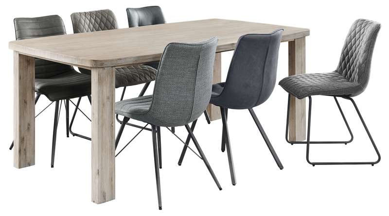 Eettafel Accardi 220 x 100 ice grey