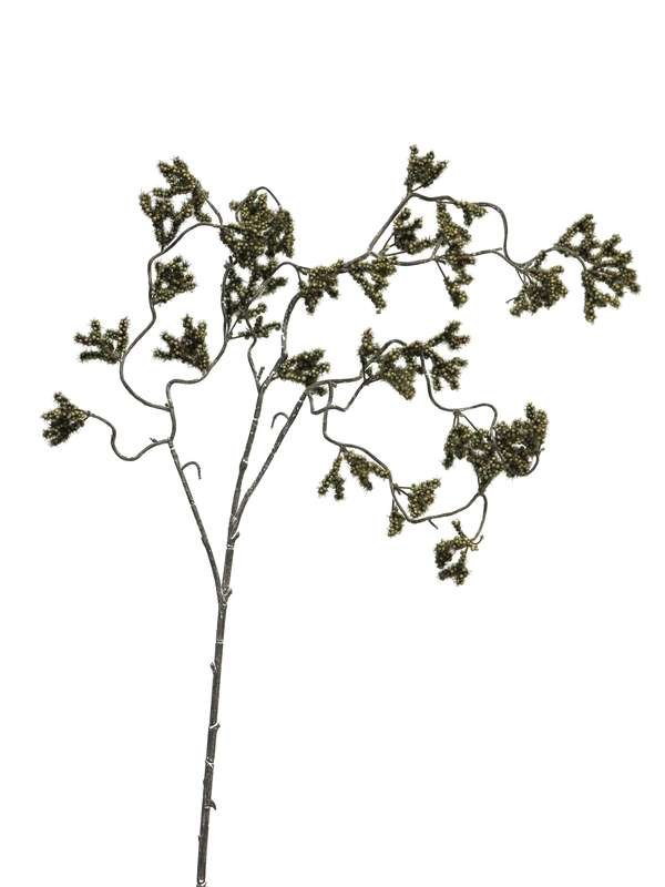 Kunstbloem Dangling spray plagne green, 106 cm 