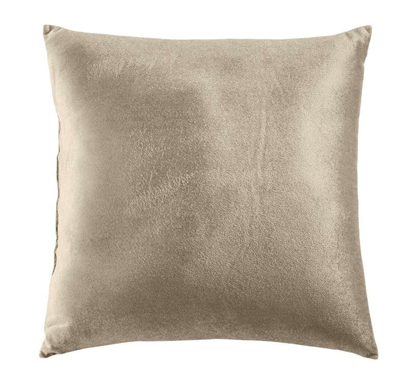 Sierkussen Lanusei taupe, 43x43 cm
