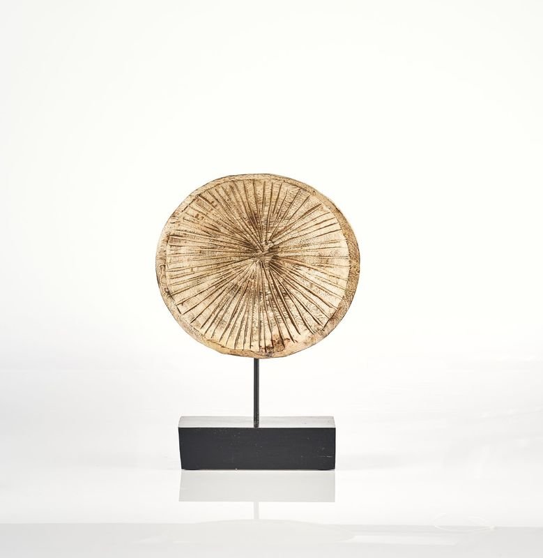 Ornament Piverno naturel hout, 30x10x45 cm