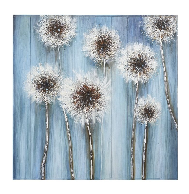 Schilderij hout, 100x100 cm 