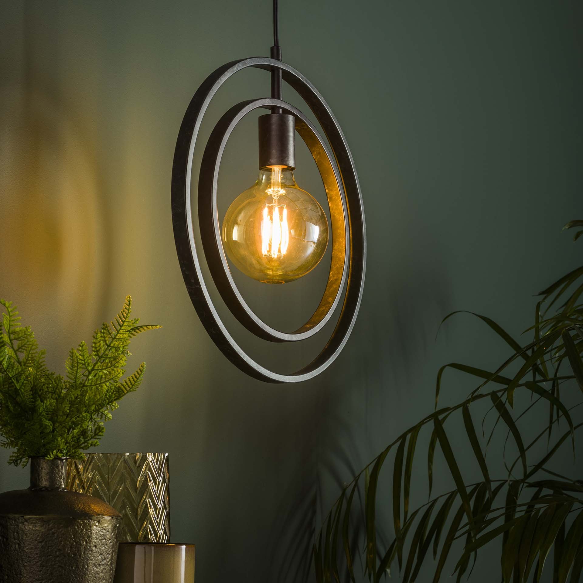 Hanglamp Turn Around charcoal