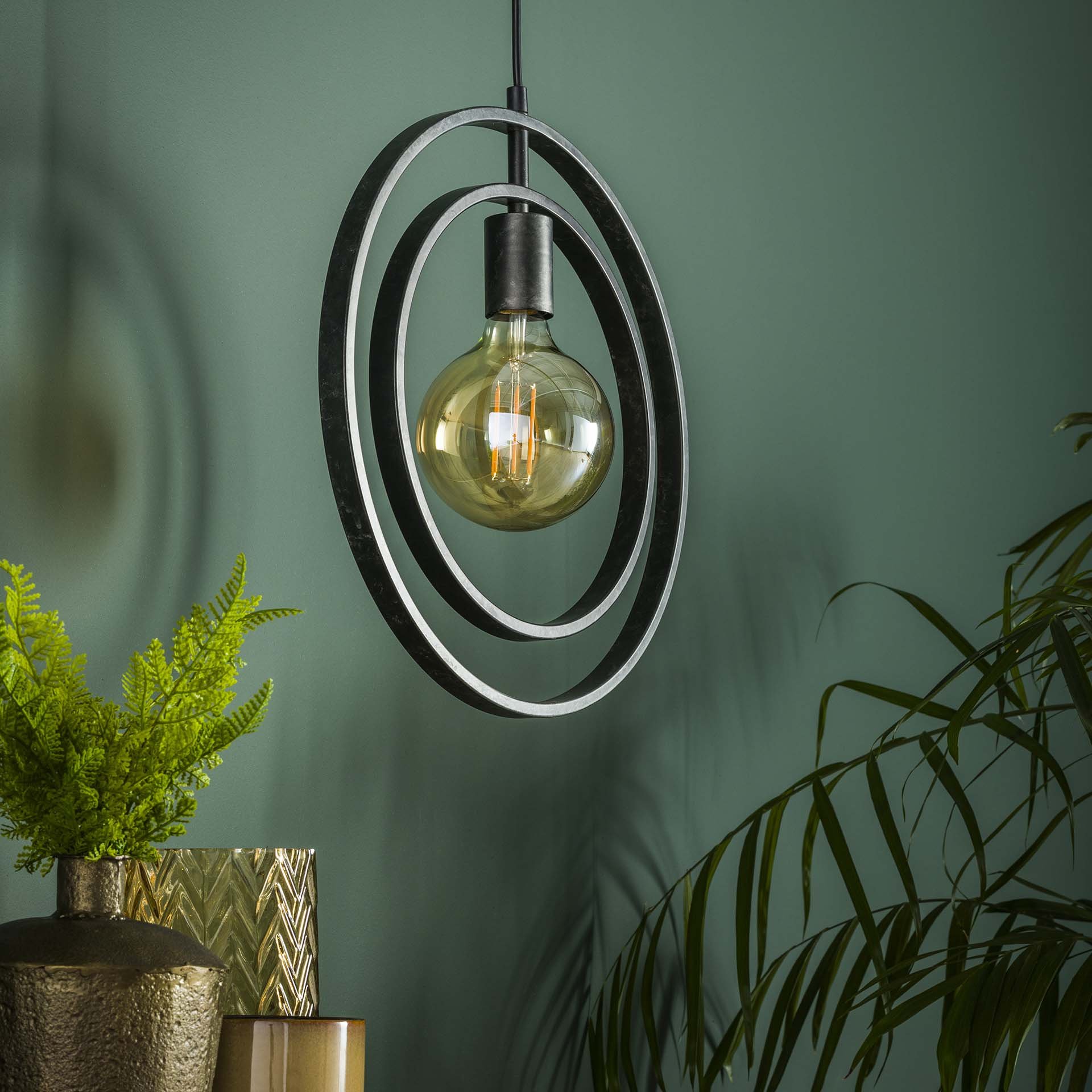 Hanglamp Turn Around charcoal
