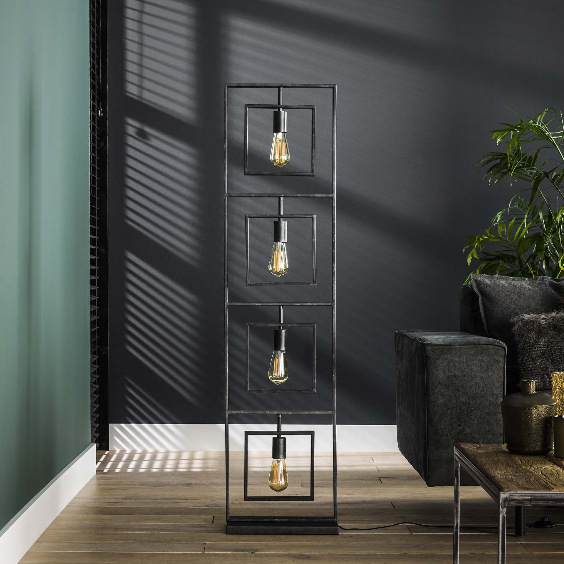 Vloerlamp Turn charcoal
