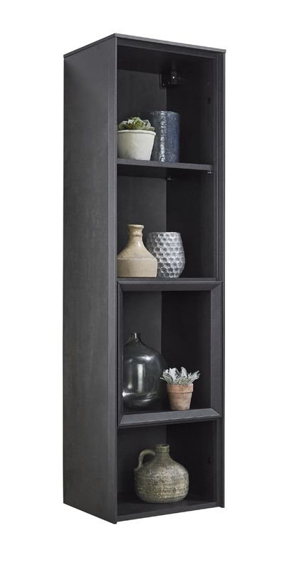 Boekenkast Castano 129 x 35 staal decor